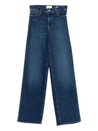 Frame Le Slim Palazzo Jeans In Blue
