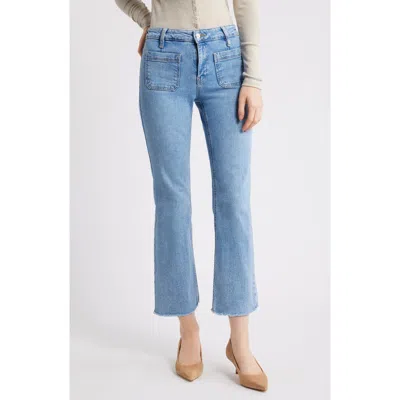 Frame Le Slim Palazzo Jeans In Blue