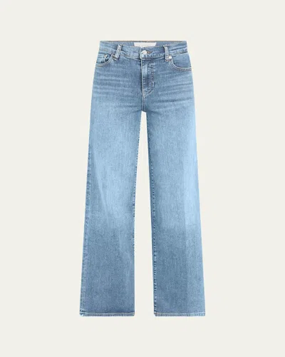 Frame Le Slim Palazzo Jeans In Blue