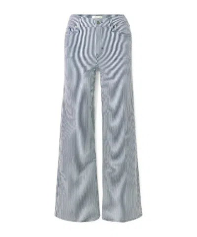 Frame Le Slim Palazzo Jeans In Blue