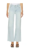 Frame Le Slim Palazzo High-rise Wide-leg Jeans In Blue