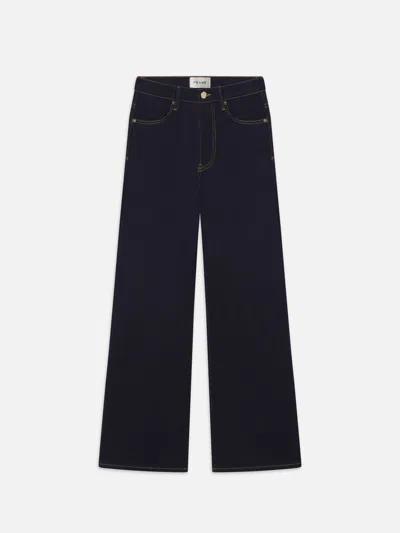 Frame Le Slim Palazzo Jeans In Blue