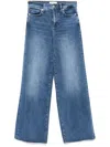 Frame Le Slim Palazzo Pants In Thunderstorm In Blue