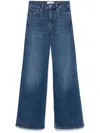 Frame High Waist Flared Leg Jeans In Blue