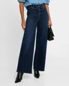 Frame Le Slim Palazzo High Waist Wide Leg Jeans In Dante