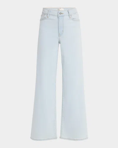 Frame Le Slim Palazzo Jeans In Blue