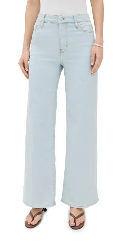Frame Le Slim Palazzo Jeans Feather In Blue