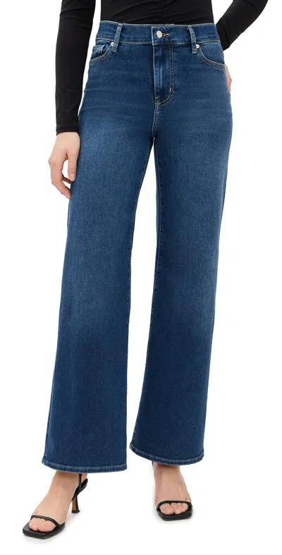 Frame Denim Le Slim Palazzo Ionview Sailor Jean In Blue