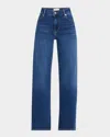 Frame Denim Patch Pocket Slim Palazzo Doris Wide Leg Jean In Femma