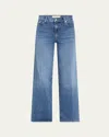 Frame Blue Le Slim Palazzo Raw Hem Jeans In Honeymoon