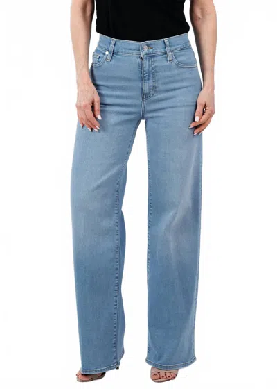 Frame Le Slim Palazzo Jeans In Blue