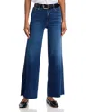 Frame Le Slim Palazzo High Waist Wide Leg Jeans In Blue