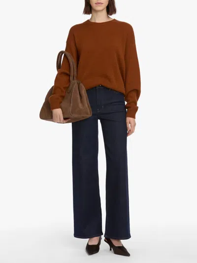Frame Le Slim Palazzo Jeans In Rinse In Blue