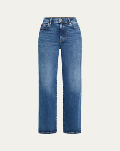 Frame Le Slim Palazzo Jeans In Skywalk