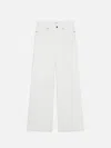 Frame Le Slim Palazzo Jeans In White