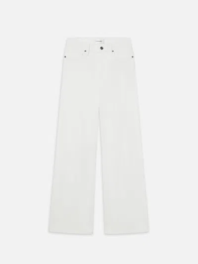Frame Le Slim Palazzo Jeans In White