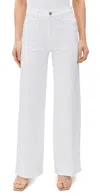 Frame Le Baggy Palazzo High Waist Wide Leg Jeans In White