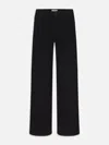 Frame Le Slim Palazzo Wide Leg Jeans In White