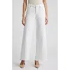 Frame Le Pixie Slim Fit Palazzo Pants In White