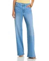 Frame Le Slim Palazzo Long High Rise Jeans In Honeymoon In Blue