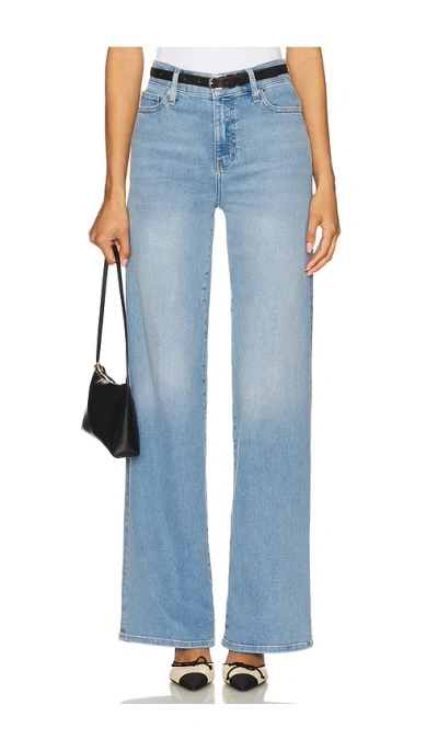 Frame Le Slim Palazzo High-rise Jeans In Honeymoon In Multi