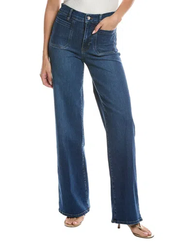 Frame Le Slim Palazzo Long Modernist Savior Jean In Animal Print