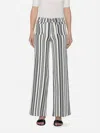 Frame Le Slim Palazzo Patch Pocket High Waist Wide Leg Jeans In White