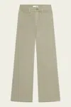 Frame Le Slim Palazzo Modernist Pocket In Thyme In Neutral