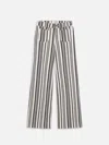 Frame Le Slim Palazzo Patch Pocket High Waist Wide Leg Jeans In Blue