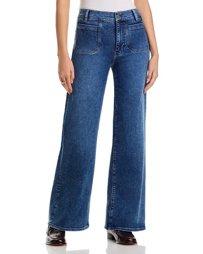 Frame Le Slim Palazzo Modernist Pocket Jeans In Iberia