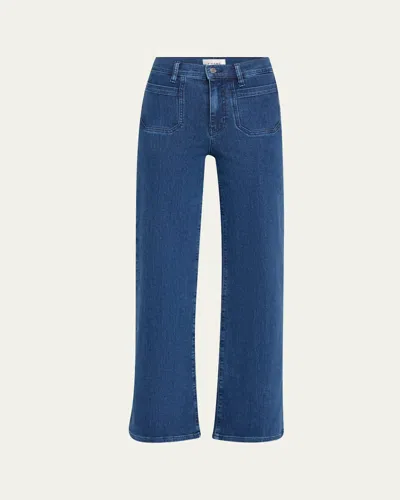 FRAME LE SLIM PALAZZO MODERNIST POCKET JEANS