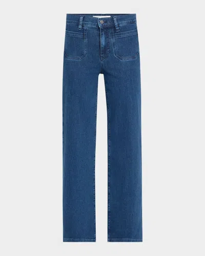 FRAME LE SLIM PALAZZO MODERNIST POCKET JEANS