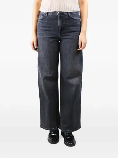 Pre-owned Frame Le Slim Palazzo Pants In Gray