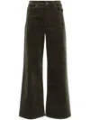 Frame Le Jane Crop Raw After Jeans Stoned Fatigue In Green