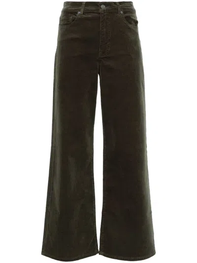 Frame Le Jane Crop Raw After Jeans Stoned Fatigue In Brown