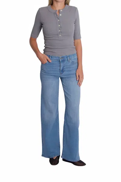Frame Le Slim Palazzo Pants In Honeymoon In Multi