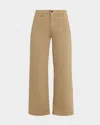 Frame Le Slim Palazzo Pants In Neutral