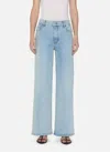 Frame Le Slim Palazzo Wide-leg Flare Jeans In Tribute In Blue