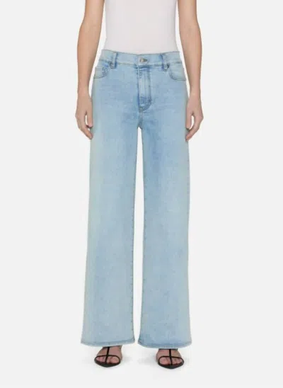 FRAME LE SLIM PALAZZO WIDE-LEG FLARE JEANS IN TRIBUTE