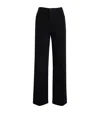 Frame Le Slim Palazzo Wide-leg Jeans In Black