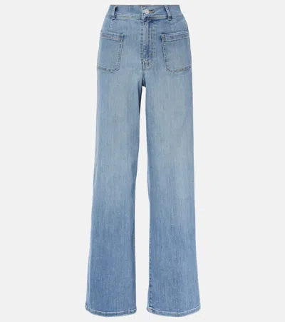 FRAME LE SLIM PALAZZO WIDE-LEG JEANS