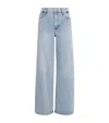 Frame Le Slim Palazzo Wide-leg Jeans In Blue