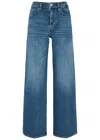 Frame Le Slim Palazzo Jeans Canals Raw After In Blue