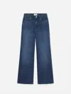 FRAME LE SLIM PALAZZO WIDE-LEG JEANS IN CROSSINGS