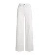 Frame Le Slim Palazzo Wide-leg Jeans In White