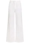 Frame Le Pixie Slim Fit Palazzo Pants In White
