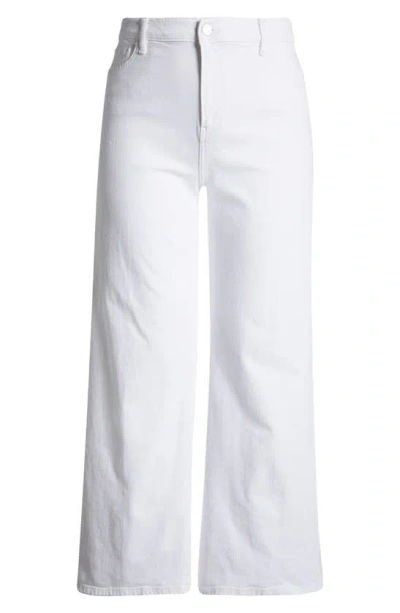 Frame Women's Le Slim Palazzo Mid-rise Stretch Flare Jeans In White