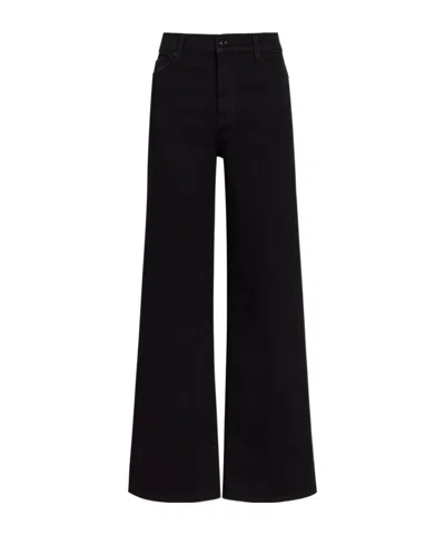 Frame Le Slim Palazzo Wide-leg Jeans In Purple