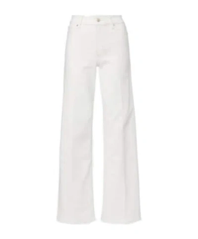 Frame Le Slim Palazzo Wide-leg Jeans In White