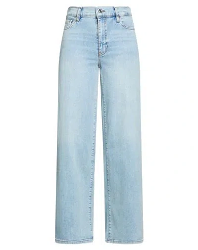 Frame Le Slim Palazzo Woman Jeans Blue Size 33 Cotton, Pre-consumer Recycled Cotton, Recycled Polyes